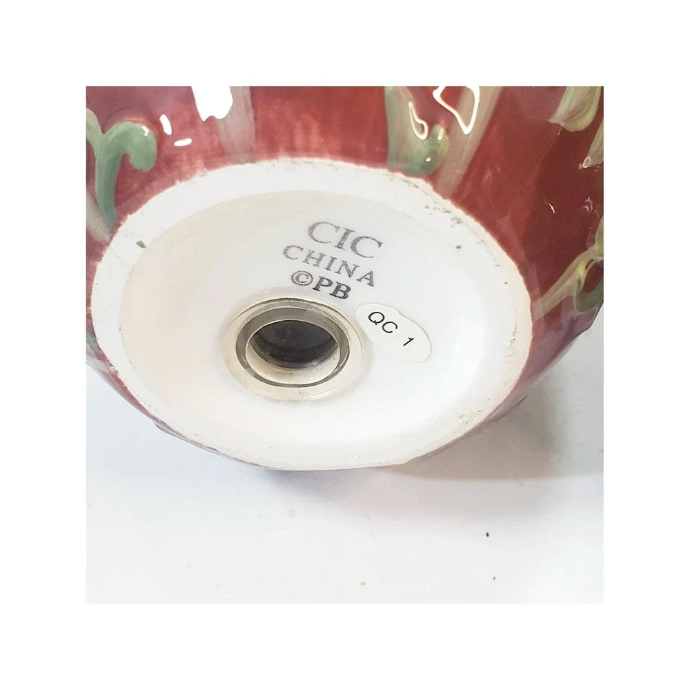 Vintage CIC Ceramic Christmas Ball Ornaments Salt and Pepper Shakers